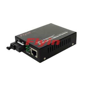 10/100M Fiber media converter with 1 RJ45 port+ 1 Fiber port