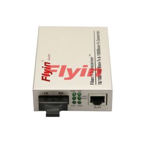 10/100/1000M Fiber media converter with 1 RJ45 port + 1 Fiber port,Dual Fiber