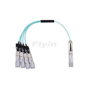 100G QSFP28 to 4X25G SFP28 Breakout  Active Optical Cable OM3